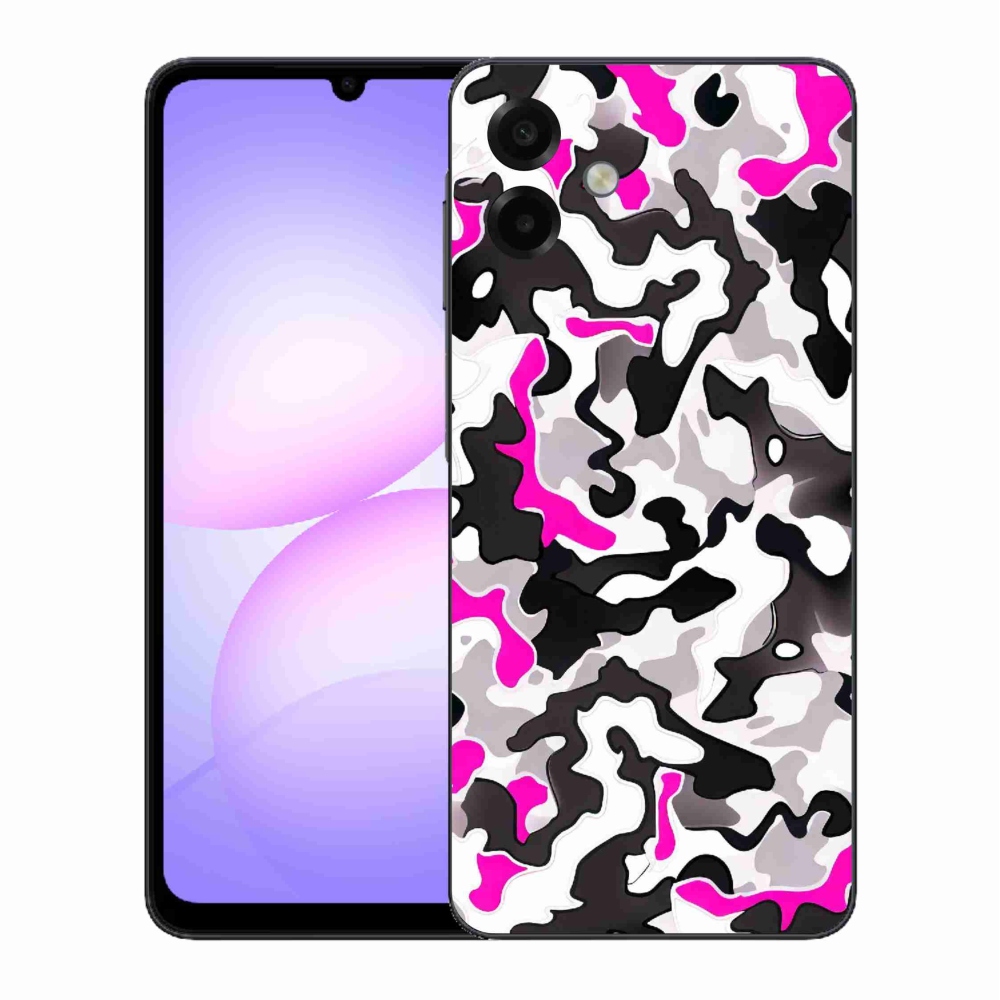 Gélový kryt mmCase na Samsung Galaxy A07 4G - maskáčový vzor 5