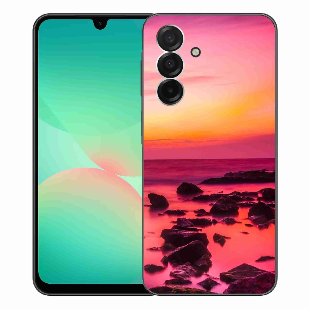 Gélový kryt mmCase na Samsung Galaxy A26 5G - more a žiara