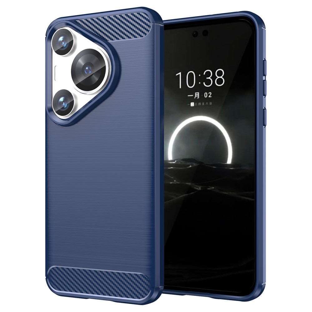 Carbon odolný gélový obal na Huawei Pura 70 Pro - modrý