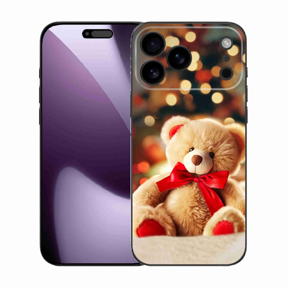 Gélový kryt mmCase na iPhone 17 Pro Max - plyšový medvedík