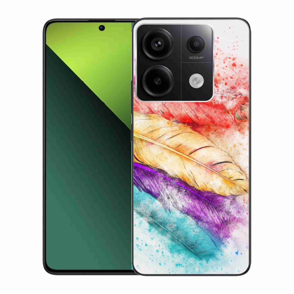 Gélový kryt mmCase na Xiaomi Redmi Note 13 Pro 5G/Poco X6 5G - farebné perie