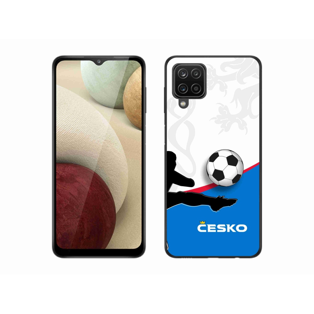 Gélový kryt mmCase na Samsung Galaxy A12 - futbal Česko 3
