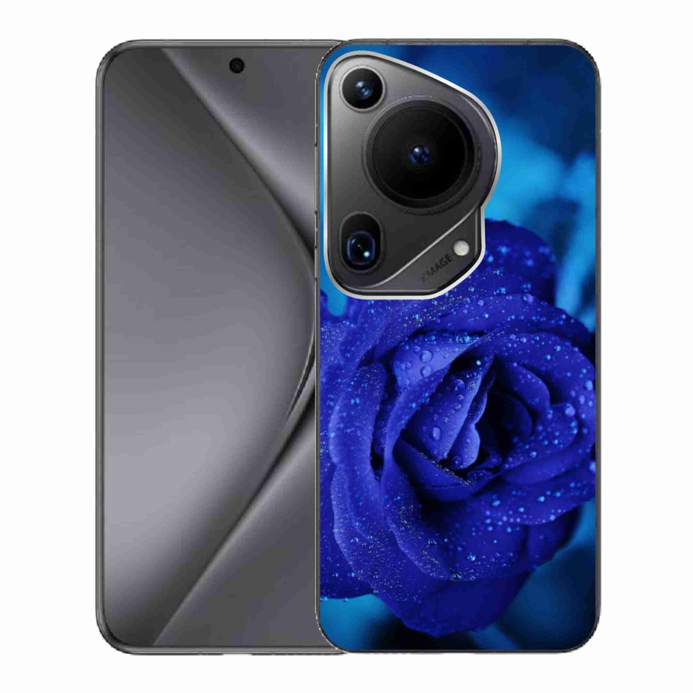 Gélový obal mmCase na Huawei Pura 70 Ultra - modrá ruža