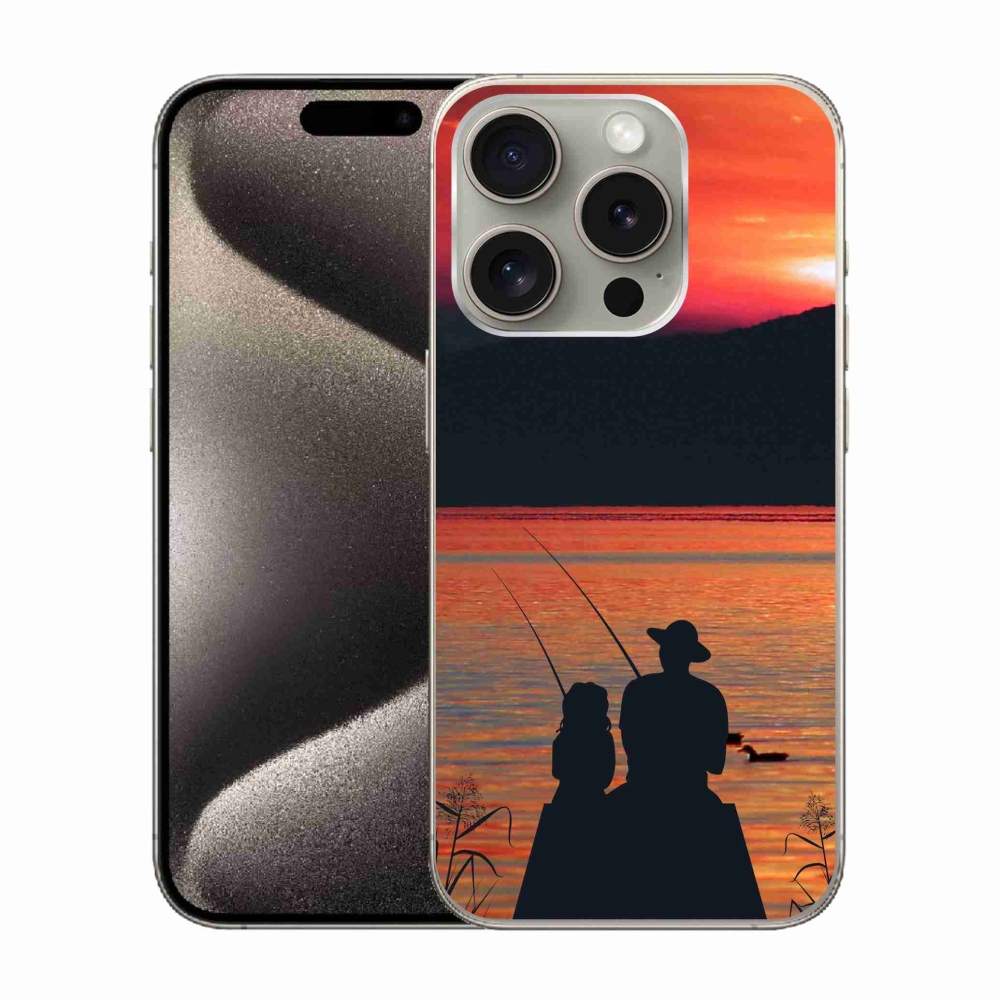 Gélový kryt mmCase na iPhone 15 Pro - rybárčenie 3