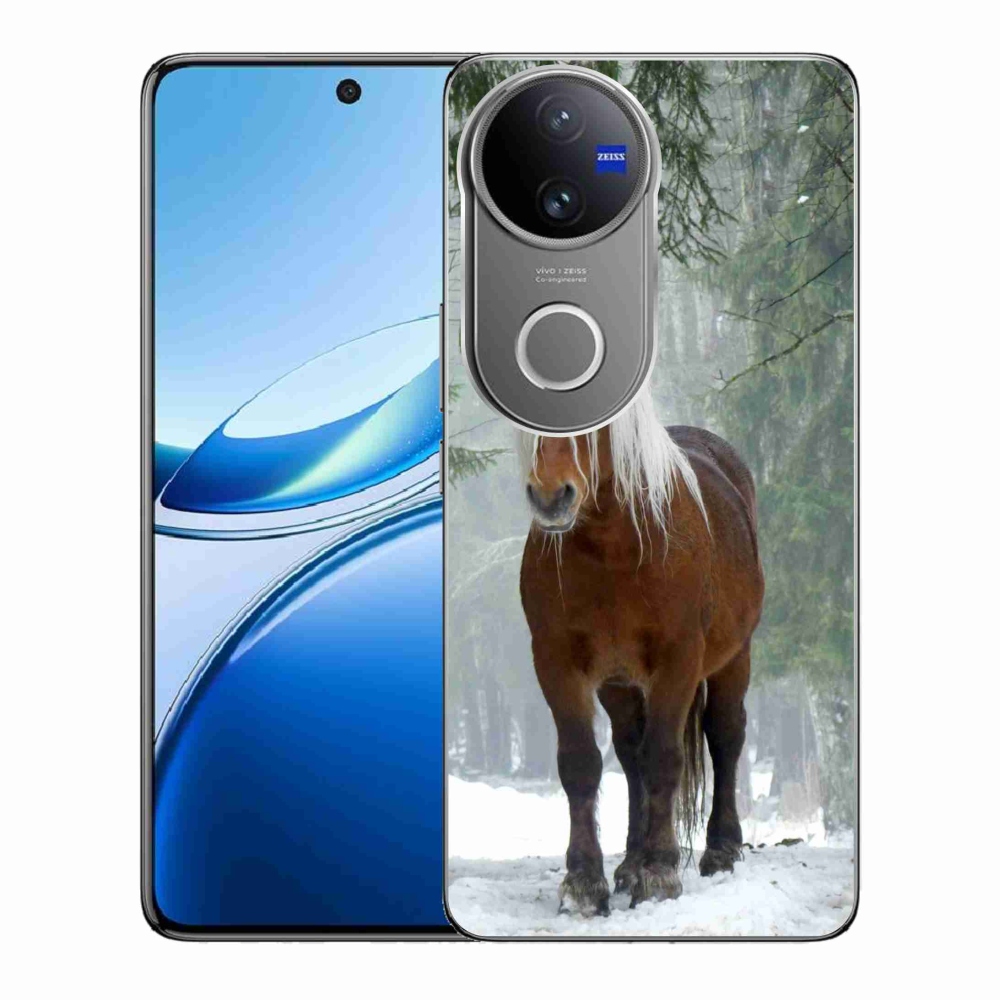 Gélový kryt mmCase na Vivo V50 5G - kôň v lese