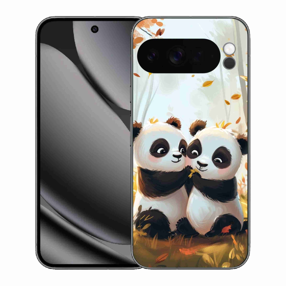 Gélový kryt mmCase na Google Pixel 10 Pro XL - pandy
