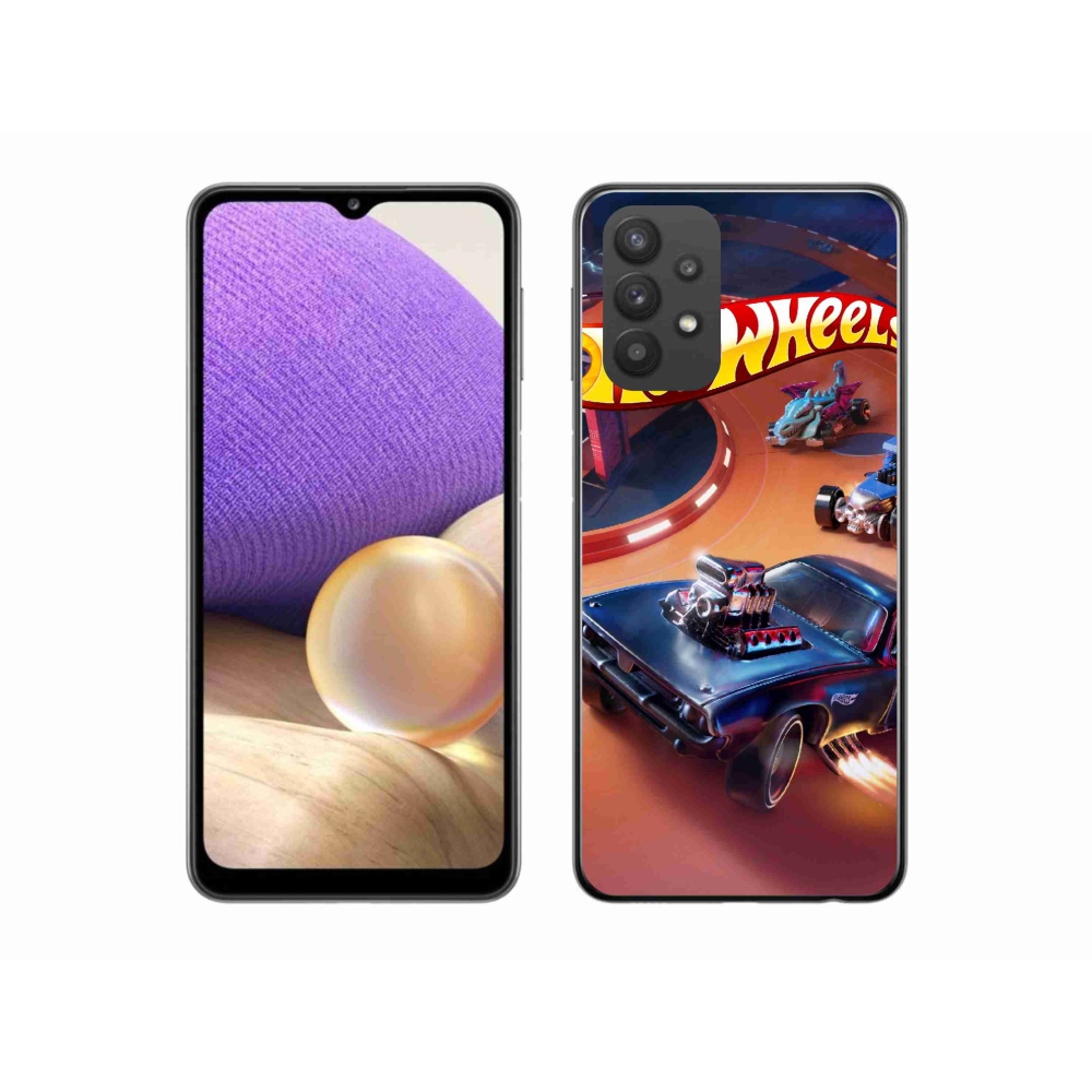 Gélový kryt mmCase na Samsung Galaxy A32 5G - hot wheels