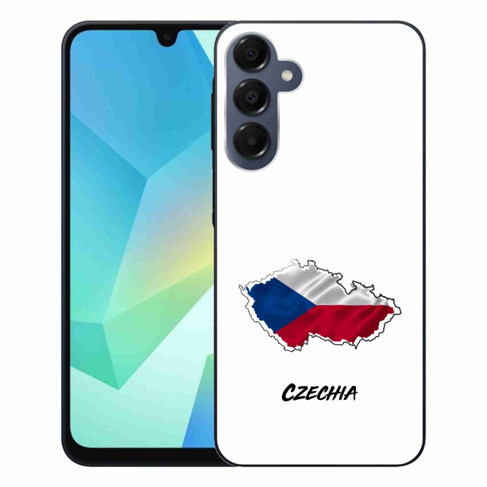 Gélový kryt mmCase na Samsung Galaxy A16 4G/5G - Czechia biele pozadie