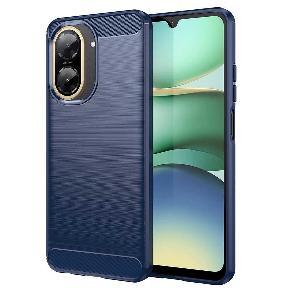 Carbon odolný gélový obal na Xiaomi Redmi A5 (173.45x79.35x8.45mm) - modrý