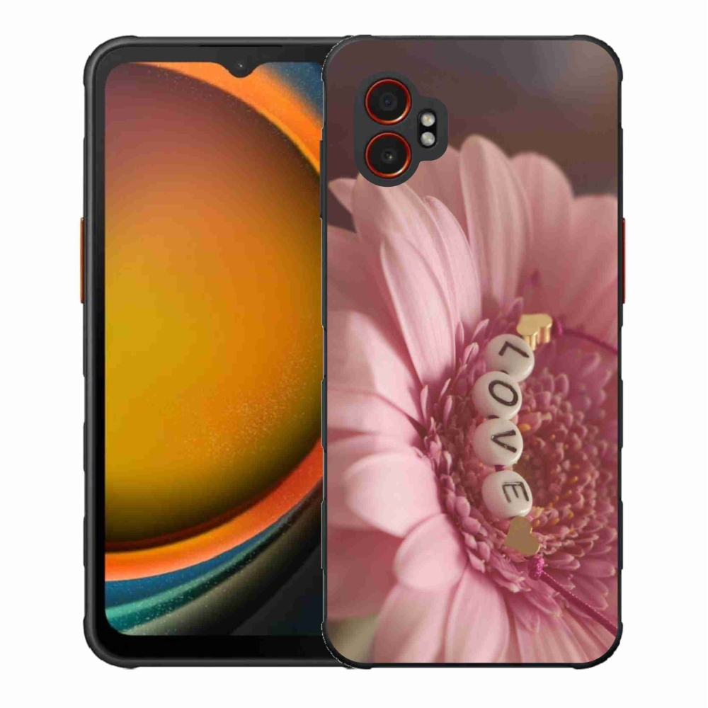 Gélový kryt mmCase na Samsung Galaxy Xcover 7 Pro - prívesok love