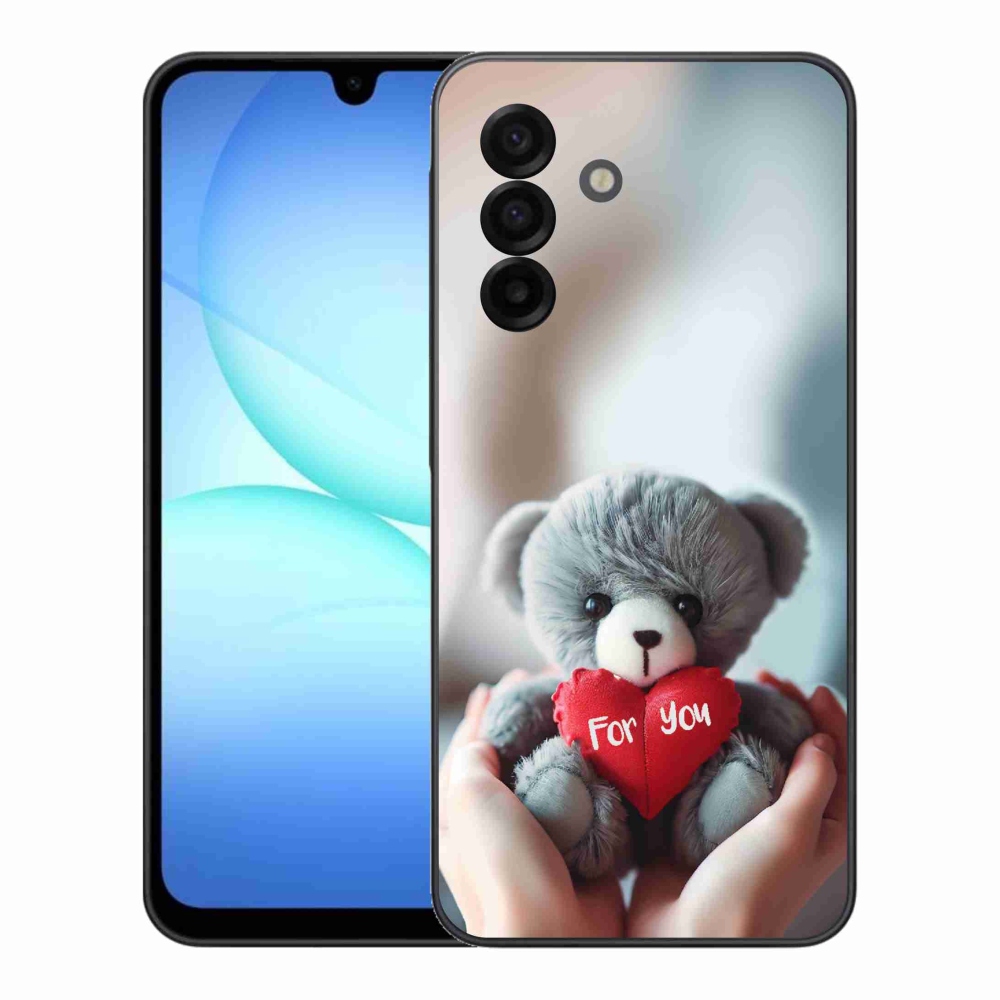 Gélový kryt mmCase na Samsung Galaxy A17 4G/5G - medvedík pre zamilovaných
