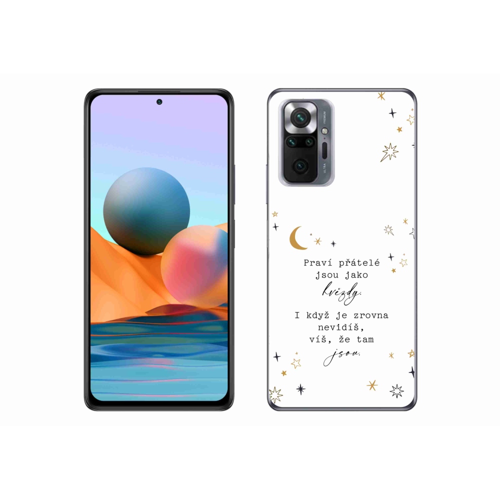 Gélový kryt mmCase na Xiaomi Redmi Note 10 Pro - citát 6 biele pozadie