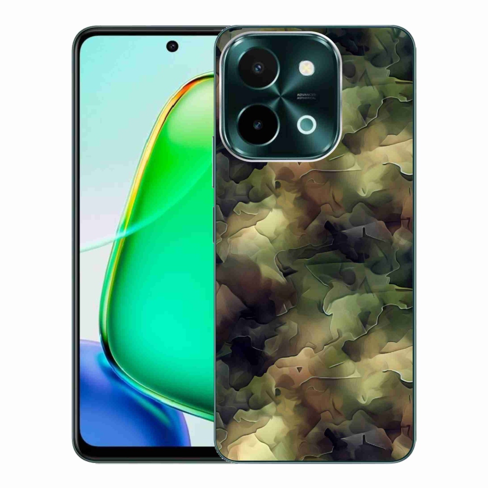 Gélový kryt mmCase na Vivo Y28 - maskáčový vzor 10
