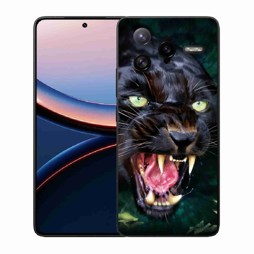 Gélový kryt mmCase na Xiaomi Poco F7 Ultra - rozzúrený čierny panter