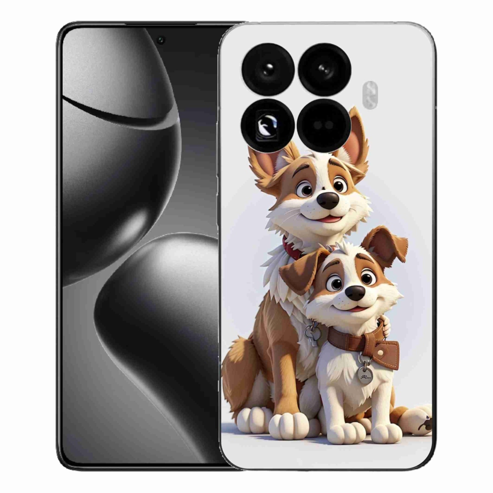 Gélový kryt mmCase na Xiaomi 15T Pro - kreslenie psy