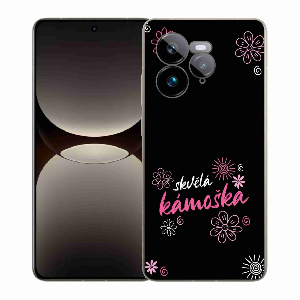 Gélový kryt mmCase na Realme GT 7 Pro 5G - skvelá kamoška čierne pozadie