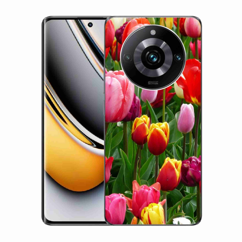 Gélový kryt mmCase na Realme 11 Pro/11 Pro+ - tulipány