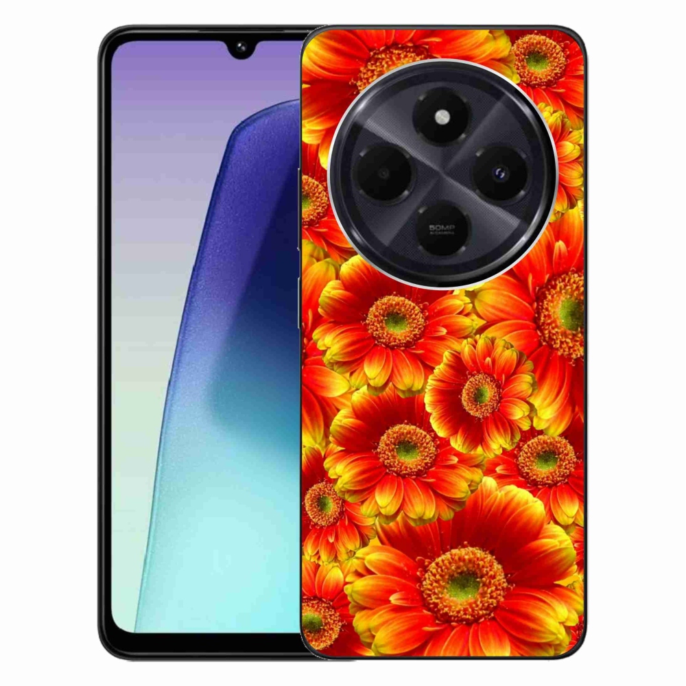 Gélový kryt mmCase na Xiaomi Redmi 14C/Poco C75 - gerbera 1