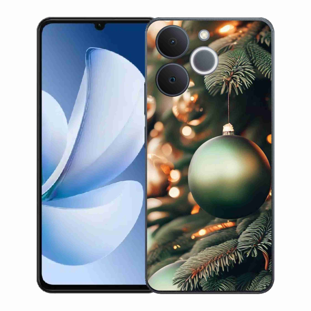 Gélový kryt mmCase na Realme Note 70T - vianočné ozdoby 1