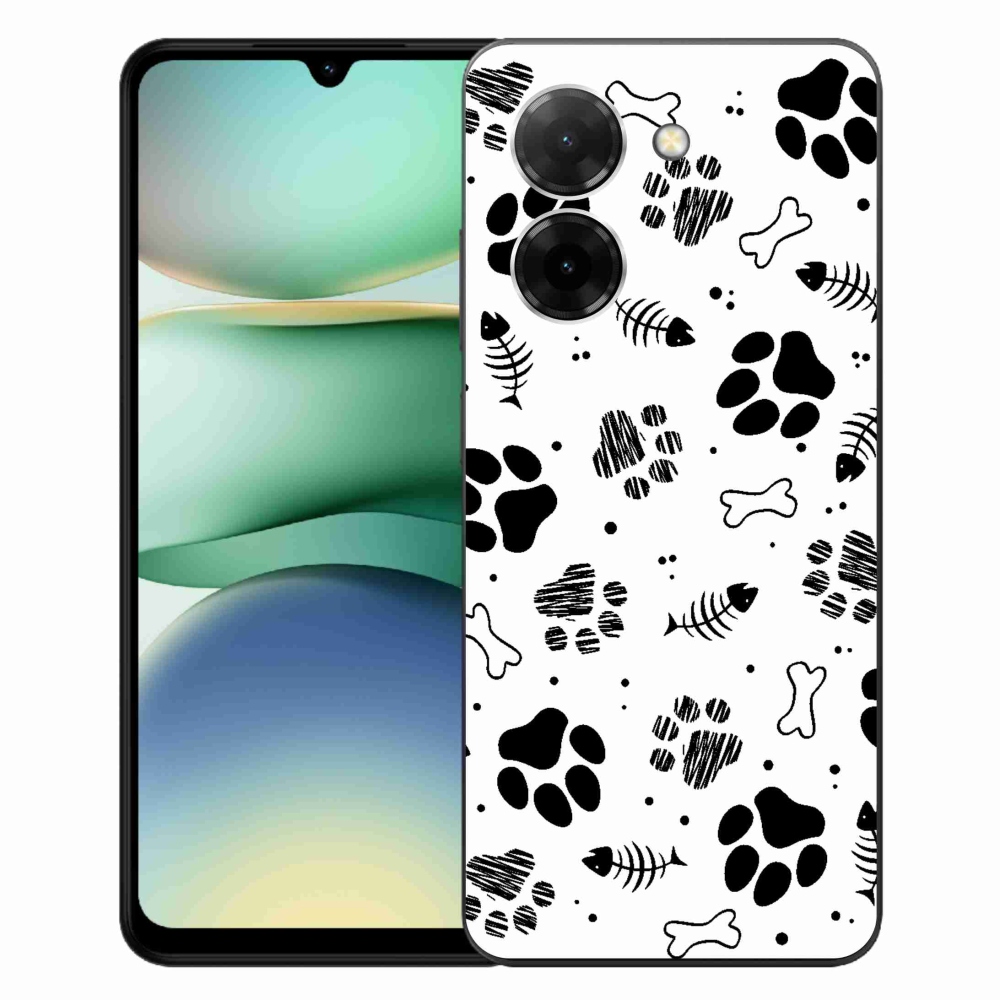 Gélový kryt mmCase na Xiaomi Redmi A5 (171.7x77.8x8.3mm) - psie labky 1