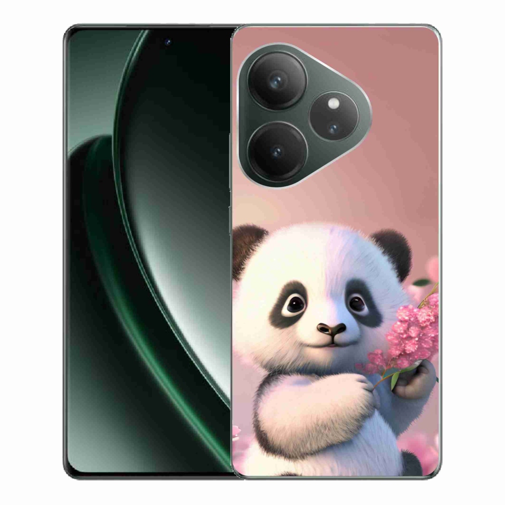 Gélový kryt mmCase na Realme GT 6 5G/GT 6T 5G - roztomilá panda