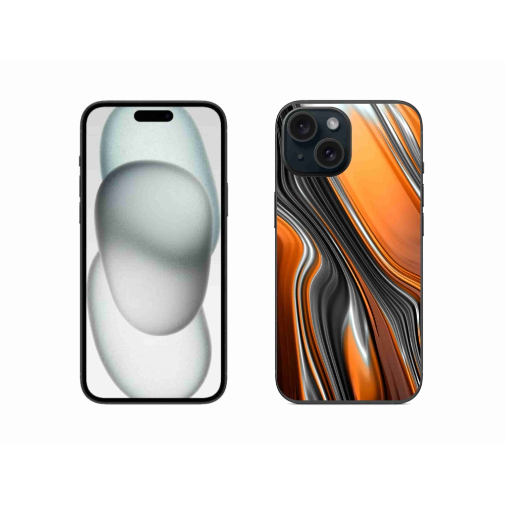 Gélový kryt mmCase na iPhone 15 - abstrakt 3