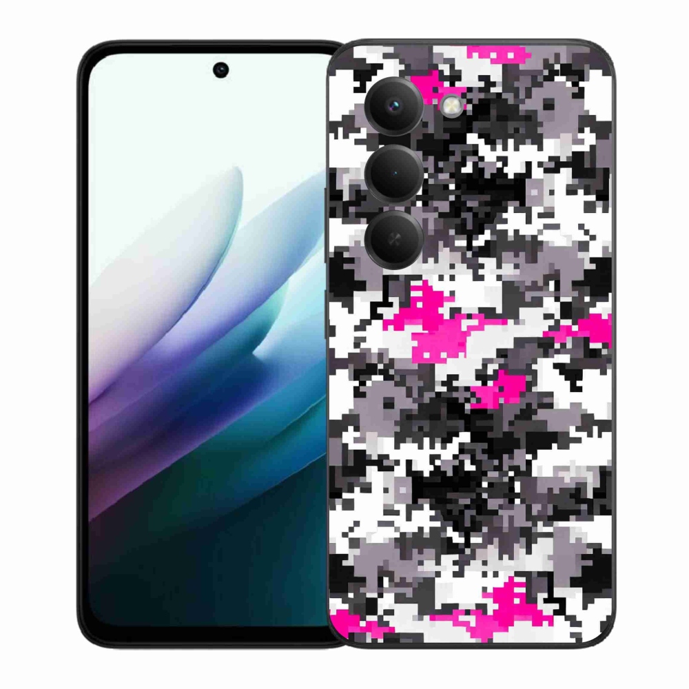 Gélový kryt mmCase na Xiaomi Redmi 15 4G/5G (171mm) - maskáčový vzor 4