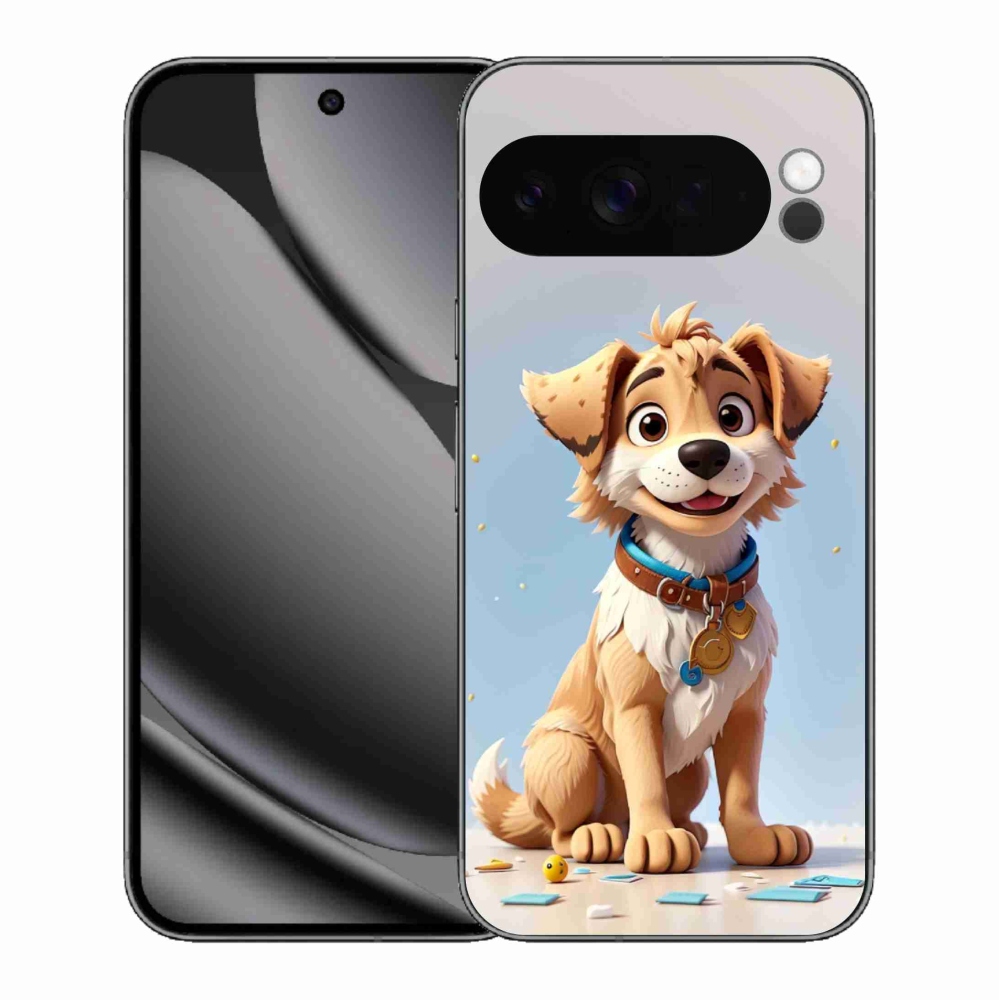 Gélový kryt mmCase na Google Pixel 10 Pro XL - kreslené šteňa