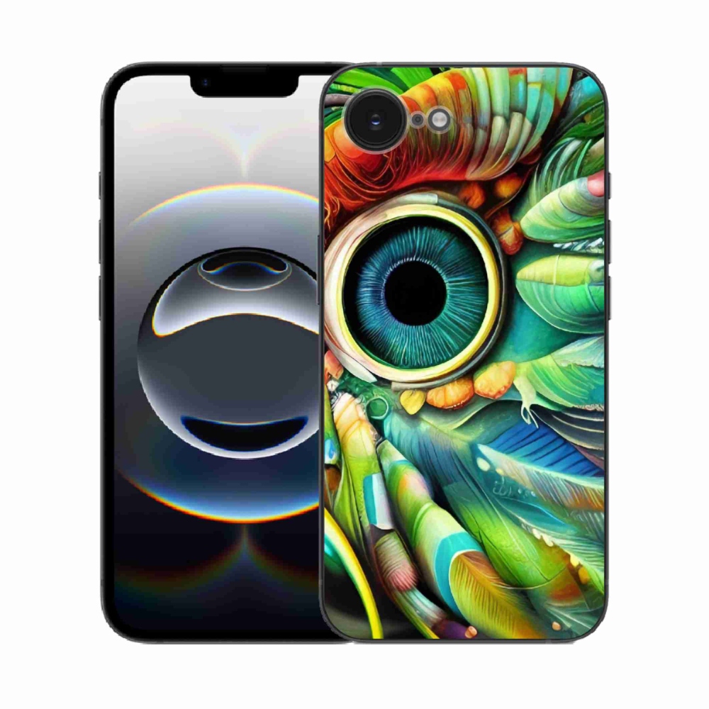Gélový kryt mmCase na iPhone 16e - abstraktný motív 18