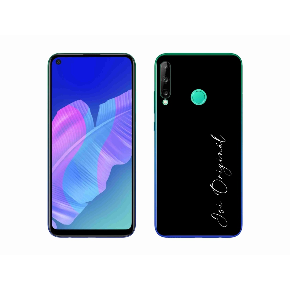 Gélový kryt mmCase na Huawei P40 Lite E - si originál čierne pozadie