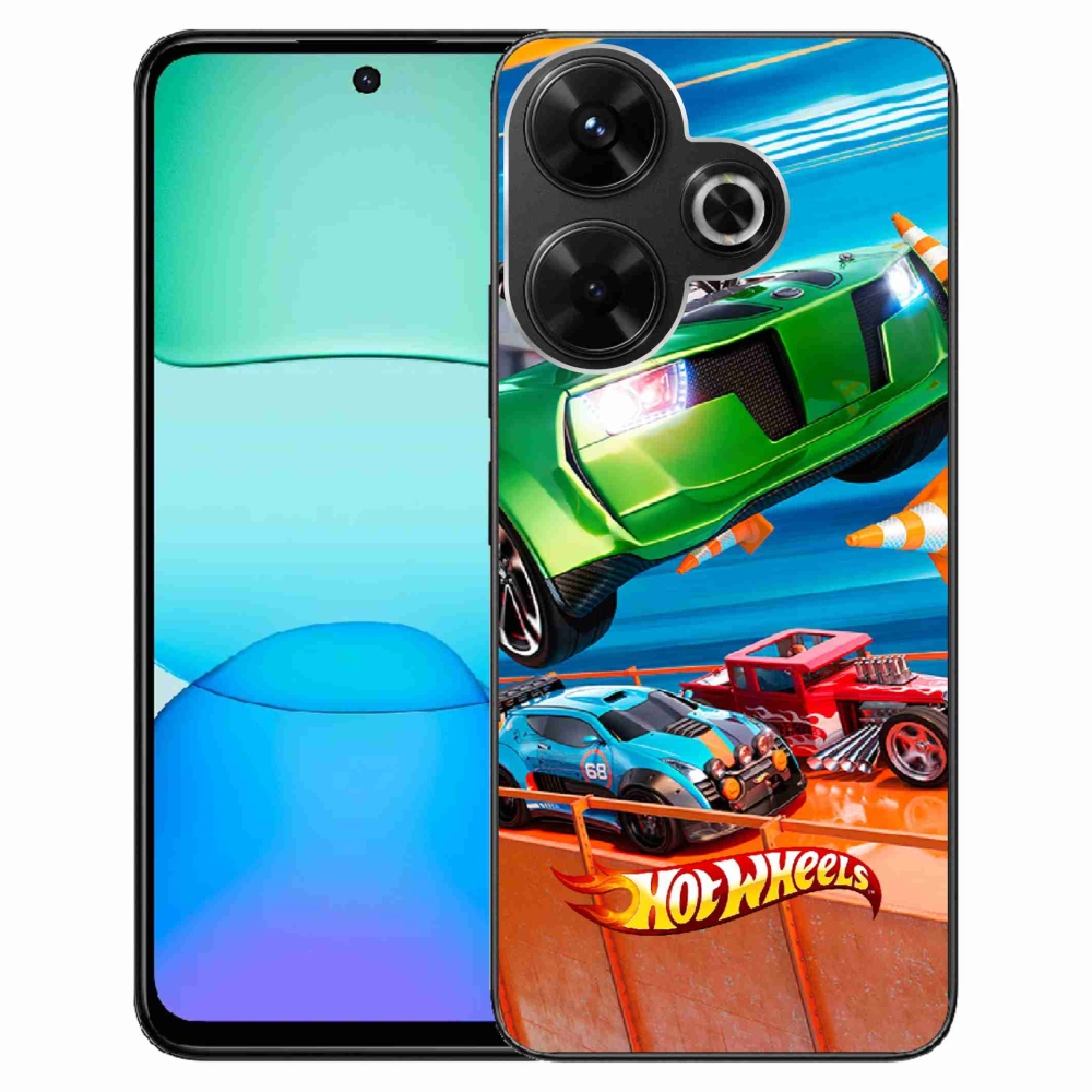 Gélový kryt mmCase na Xiaomi Redmi 13 4G/Poco M6 4G - hot wheels 1