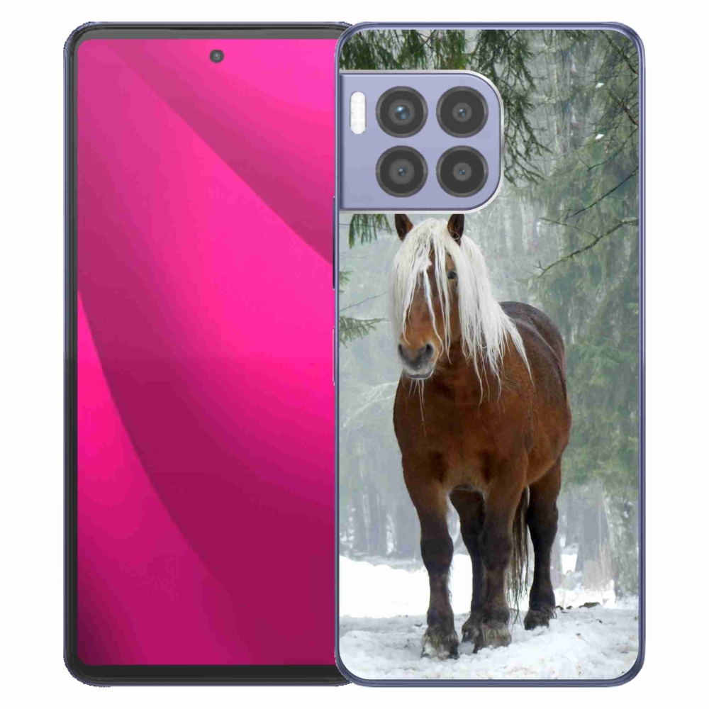 Gélový kryt mmCase na T-Mobile T Phone 2 Pro - kôň v lese