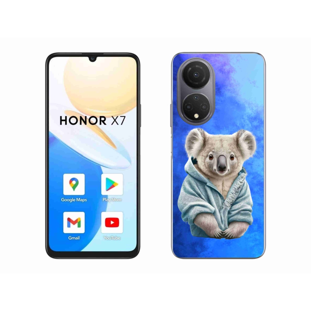 Gélový kryt mmCase na Honor X7 - koala vo svetri