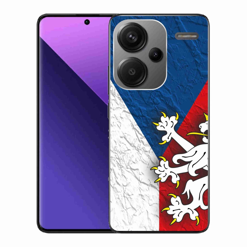 Gélový kryt mmCase na Xiaomi Redmi Note 13 Pro+ 5G - česká vlajka 1