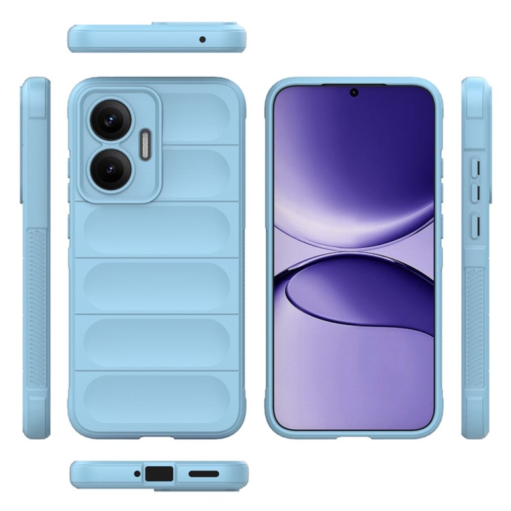 Rugg odolný gélový obal na Xiaomi Poco F7 5G - svetlomodrý