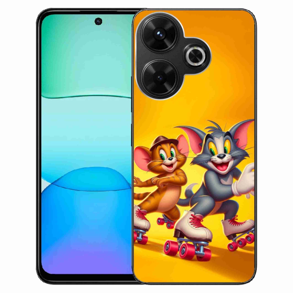 Gélový kryt mmCase na Xiaomi Redmi 13 4G/Poco M6 4G - tom a jerry