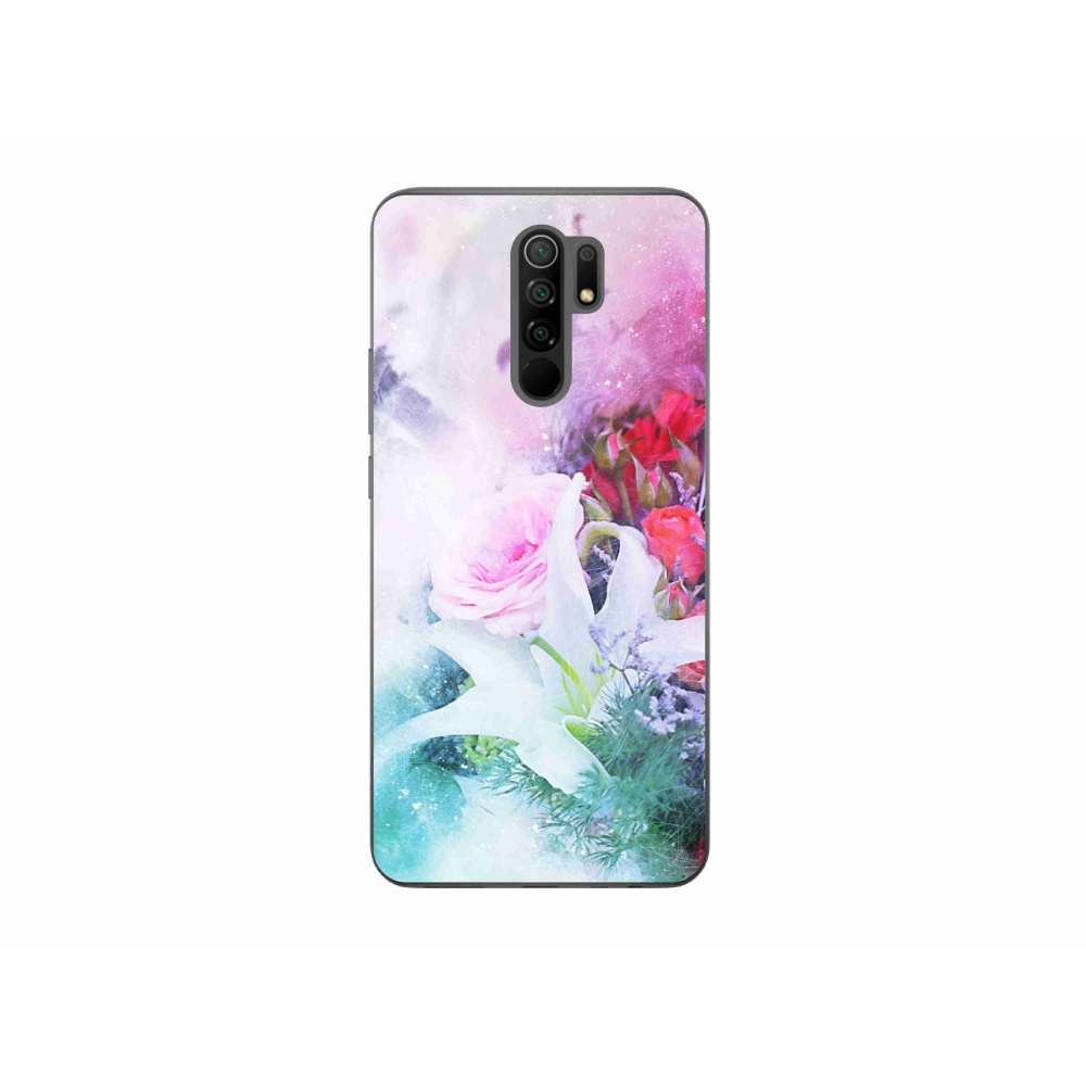 Gélový kryt mmCase na mobil Xiaomi Redmi 9 - kvety 4