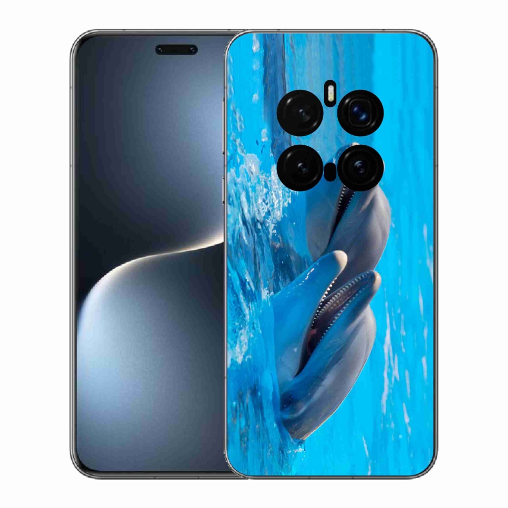 Gélový kryt mmCase na Honor Magic 7 Pro 5G - delfíny
