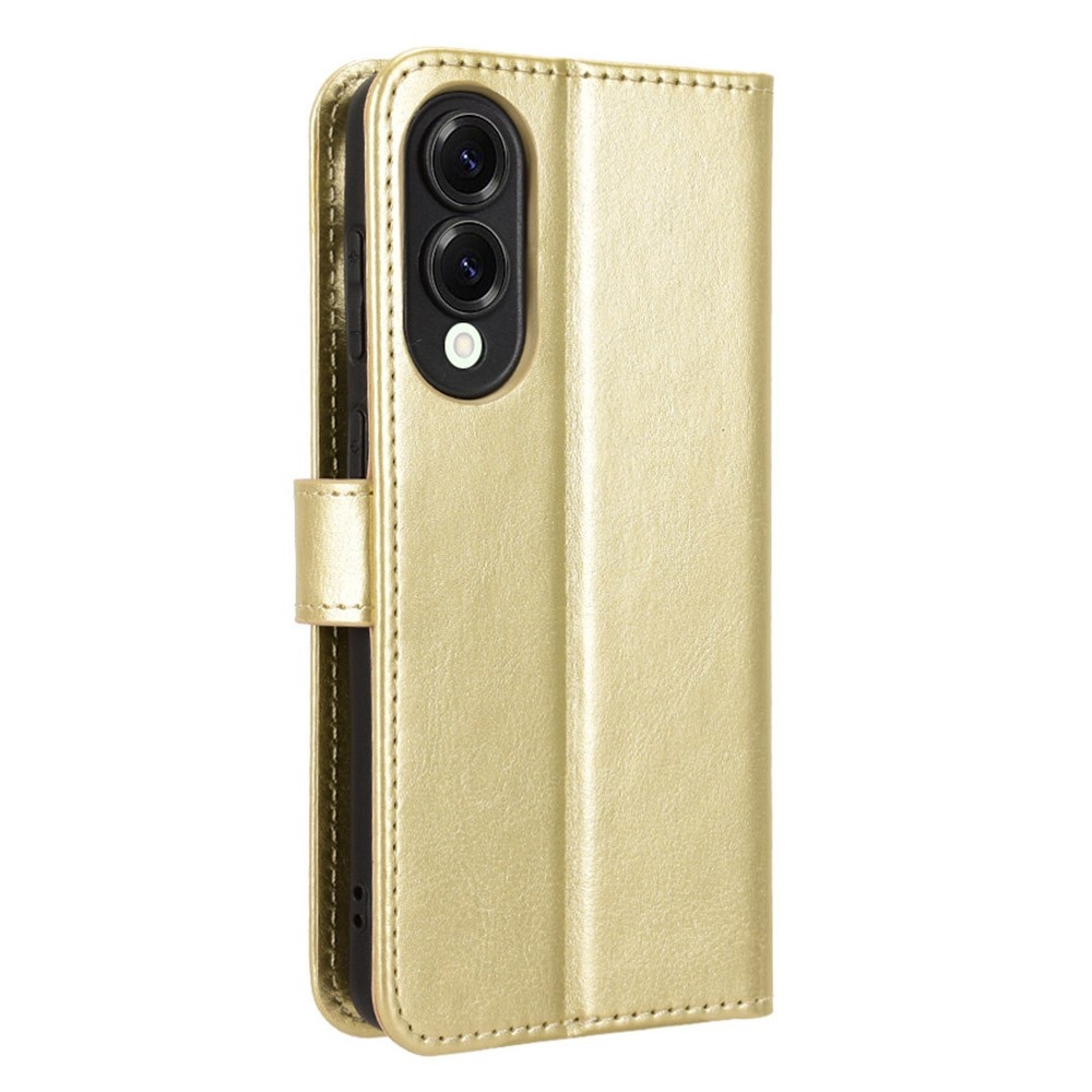Crazy knižkové púzdro na Samsung Galaxy S25 Edge - zlaté