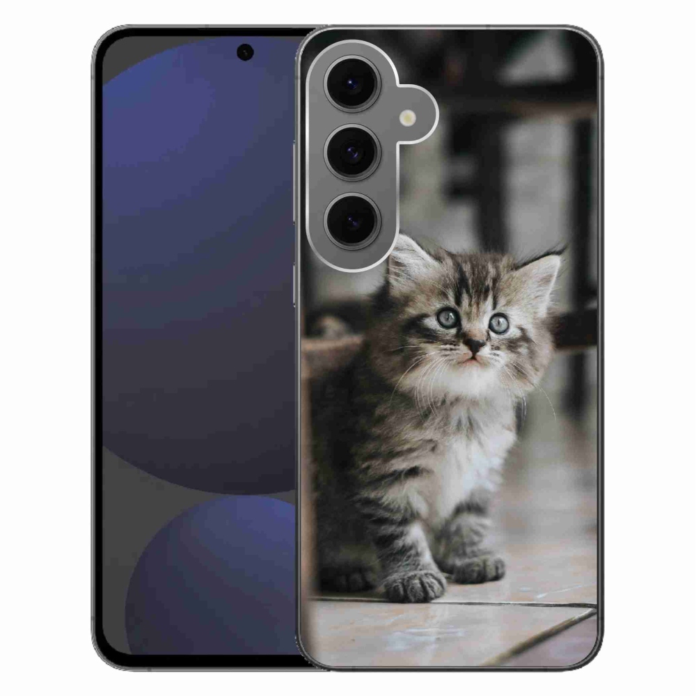 Gélový kryt mmCase na Samsung Galaxy S24 FE - mačiatko
