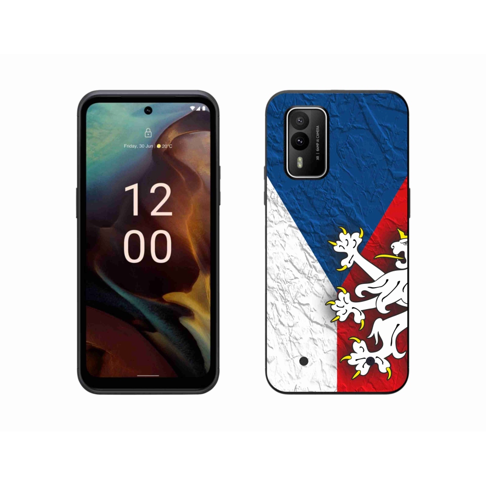 Gélový kryt mmCase na Nokia XR21 - slovenská vlajka 1