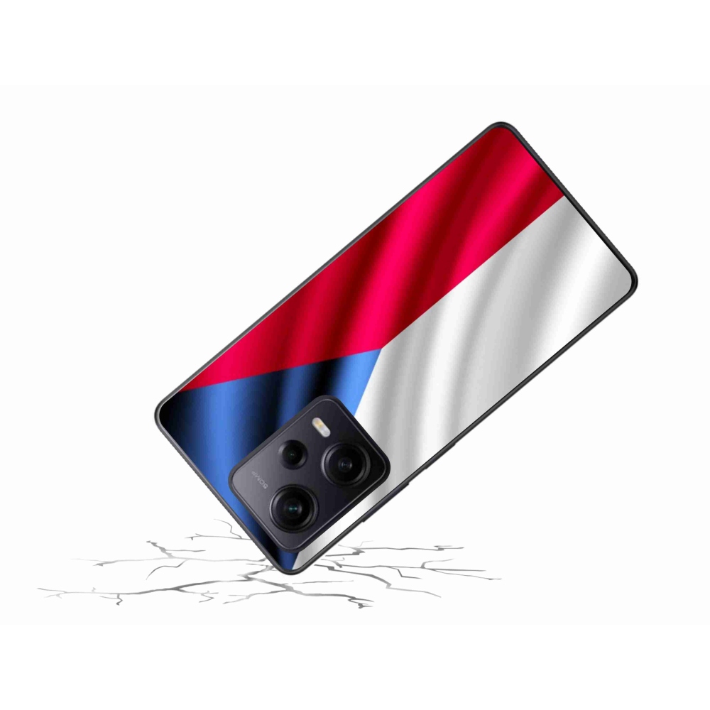 Gélový kryt mmCase na Xiaomi Redmi Note 12 Pro+ 5G - česká vlajka