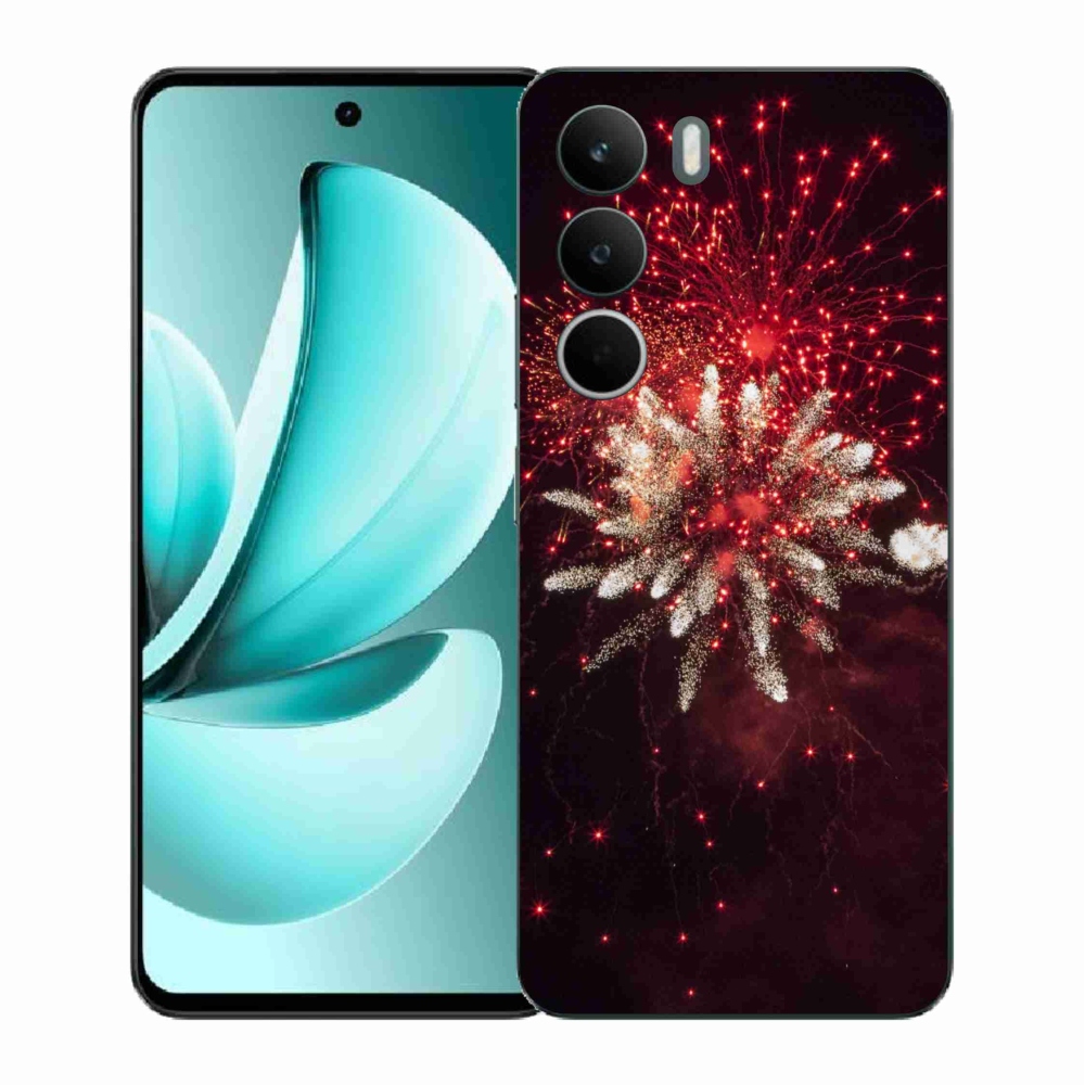 Gélový kryt mmCase na Realme C71 - ohňostroj