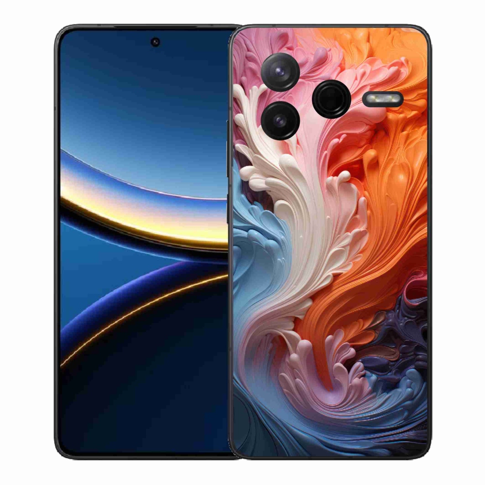Gélový kryt mmCase na Xiaomi Poco F7 Pro - abstraktný motív 8
