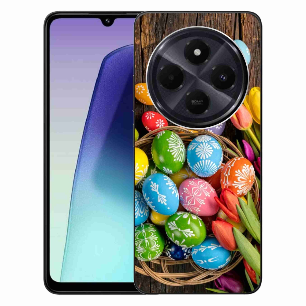 Gélový kryt mmCase na Xiaomi Redmi 14C/Poco C75 - veľkonočné vajíčka