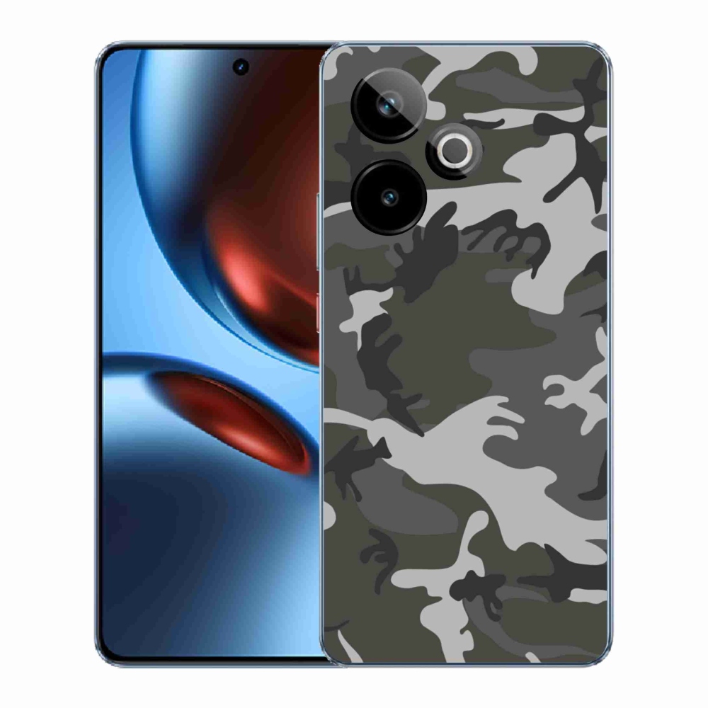 Gélový kryt mmCase na Realme GT 7 5G/GT 7T 5G - maskáčový vzor