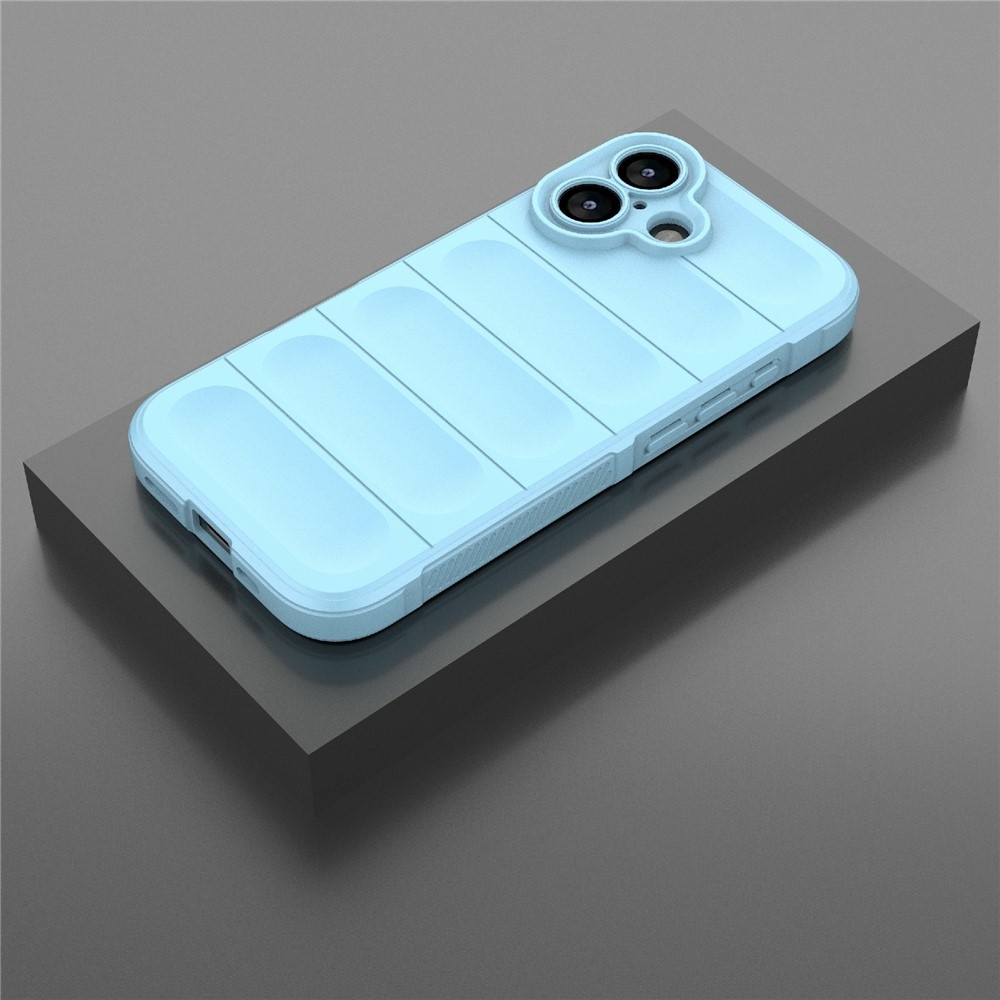 Rugg odolný gélový obal na iPhone 17 - svetlomodrý