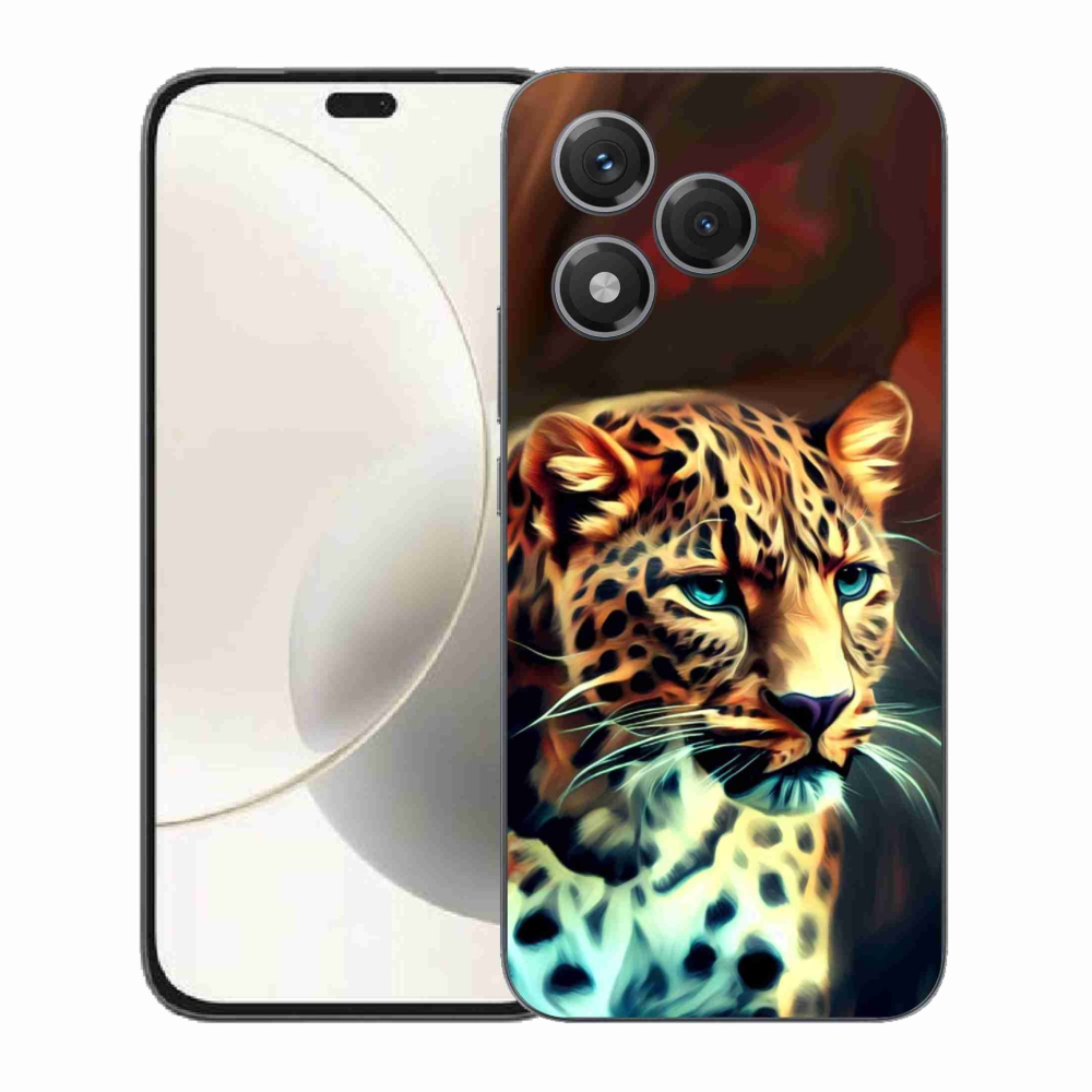 Gélový kryt mmCase na Honor 400 Lite - leopard