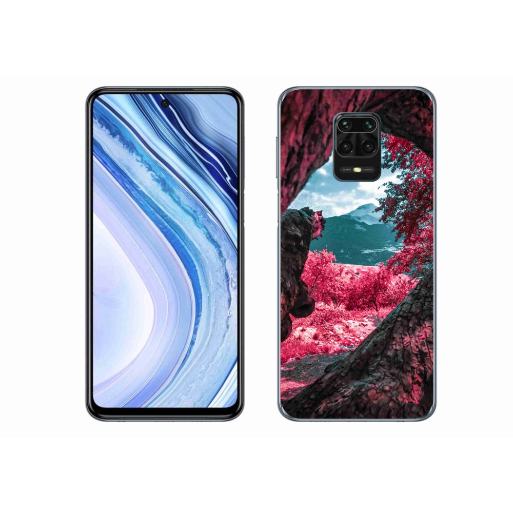 Gélový kryt mmCase na Xiaomi Redmi Note 9S - výhľad na hory