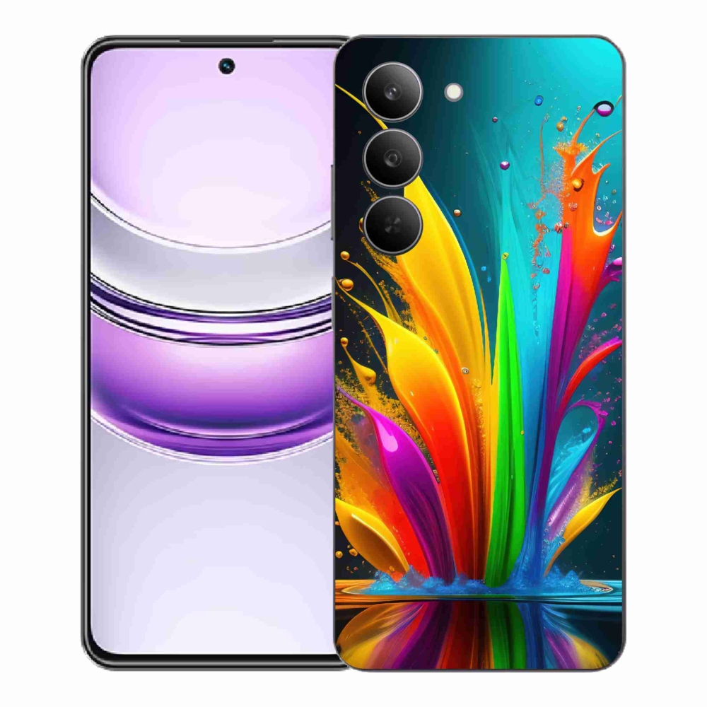 Gélový kryt mmCase na Realme 14x 5G - abstraktný motív 1